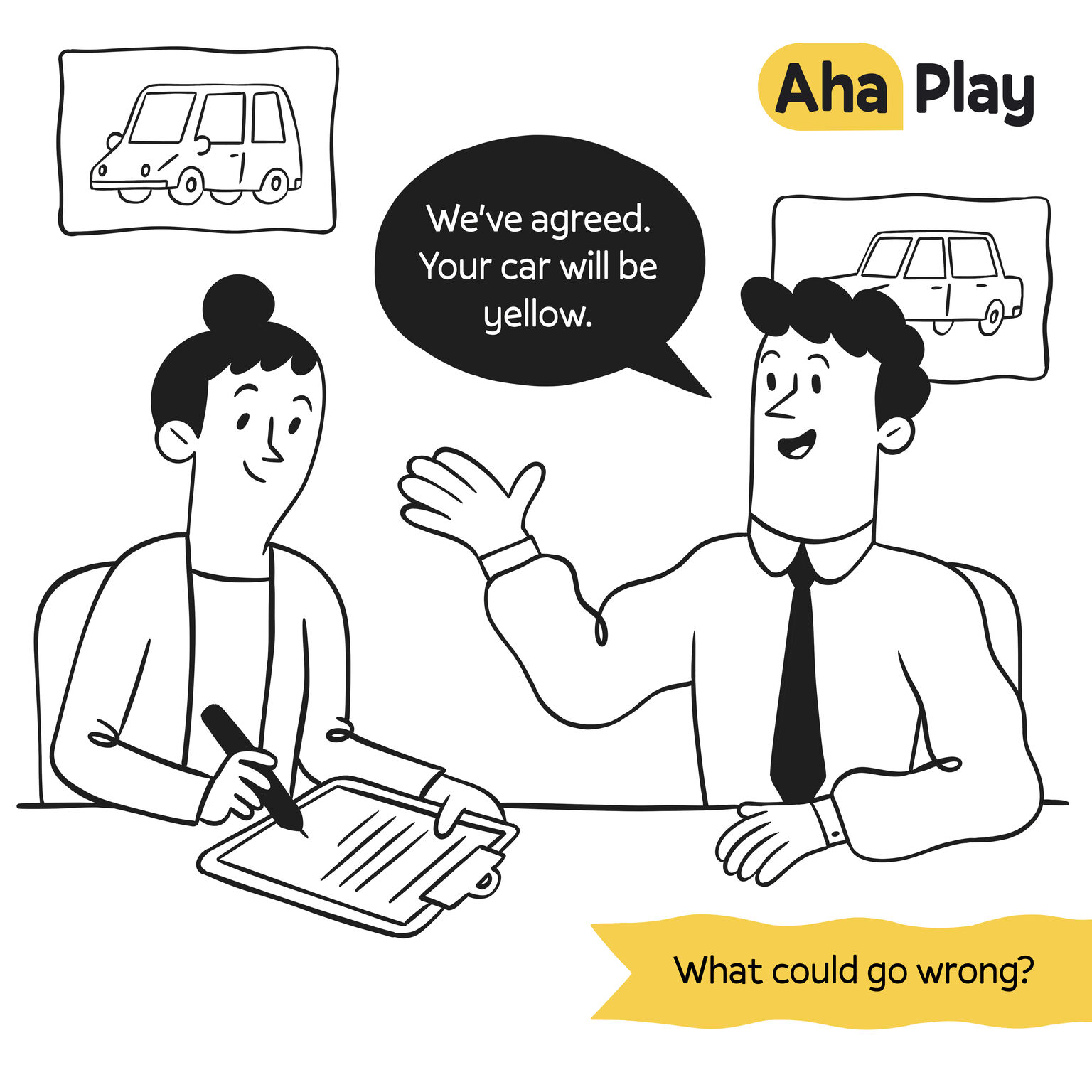 Yellow. Obviously. — illustration 1