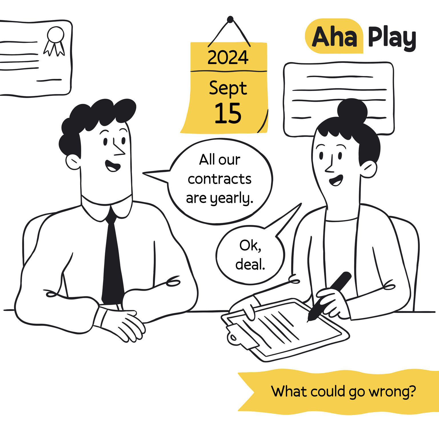 Yearly. Obviously. — illustration 1