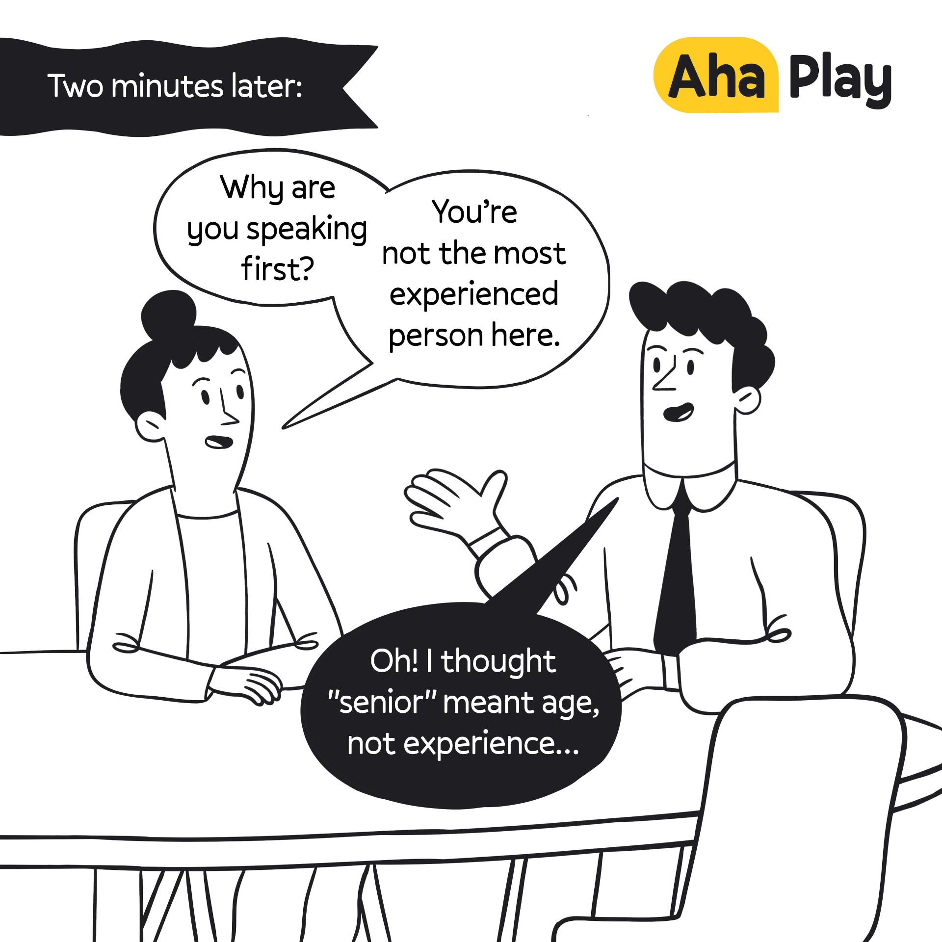 Seniors First — But Who's Senior? — panel 2